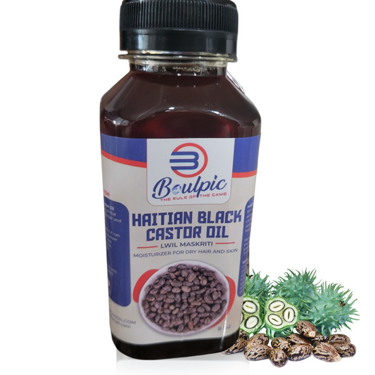 Haitian Black Castor Oil 8oz
